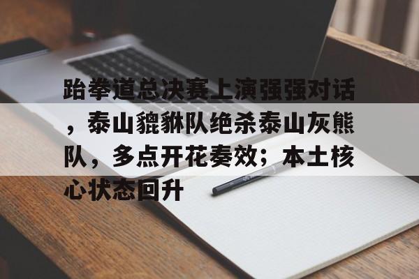 九游体育app-包含跆拳道总决赛上演强强对话，泰山貔貅队绝杀泰山灰熊队，多点开花奏效；本土核心状态回升的词条